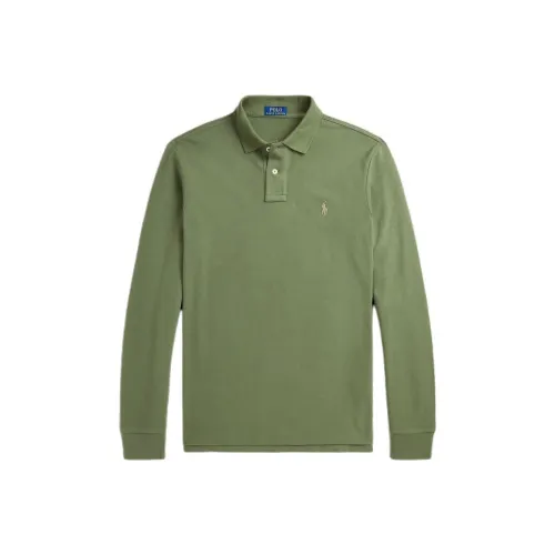 Polo Ralph Lauren SS24 Мужское поло с цветочным дизайном цвет зеленый серия Path