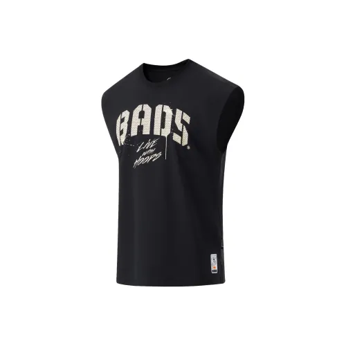 LINING Мужские майки черного цвета