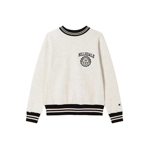 Champion FW24 Reverse Weave Свитшот Унисекс Овсяный Белый