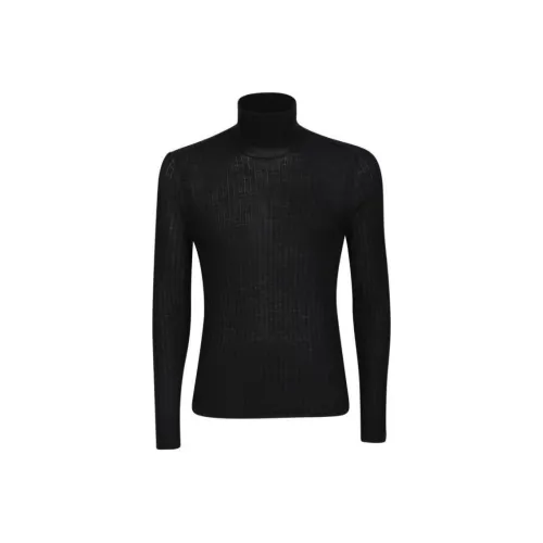 BALLANTYNE Черные Мужские Свитера