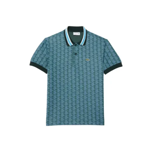 Зеленая мужская поло от LACOSTE Collaboration