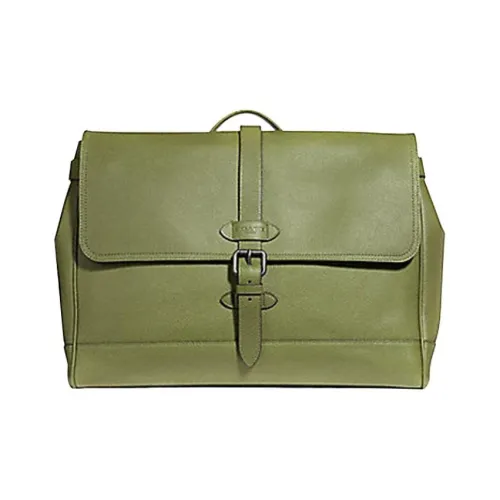 COACH Hudson Natural Pebble Кожа Сумка-Слинг Сумка Сумка через плечо Сумка через плечо Большая Мужская Оливково-Зеленая