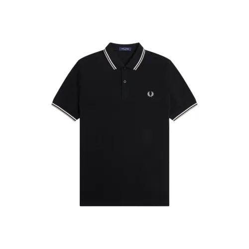FRED PERRY Мужская черная поло
