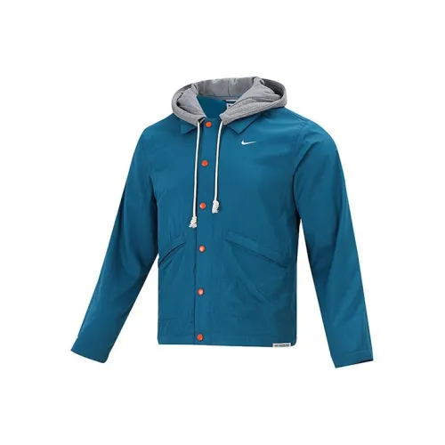 Nike Blue Men's Jackets Найк Синий Мужские Куртки