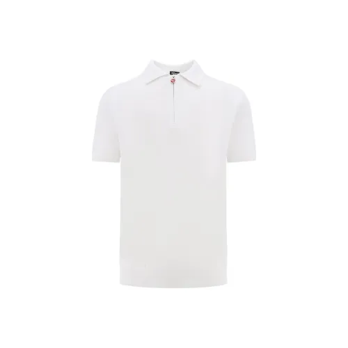 KITON Белая Мужская Поло