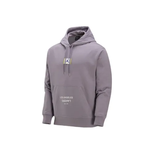 Джордан CourtsideNBA Los Angeles Lakers Толстовка Мужская Дымчатый Фиолетовый