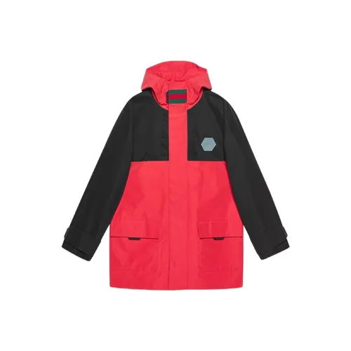 Gucci Красный Черный Мужские Куртки