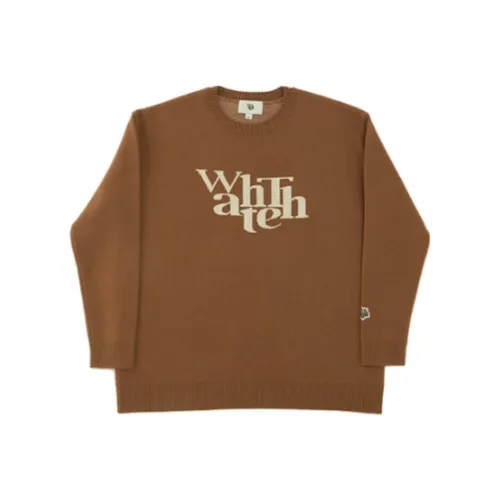 WHATTHEWEAR Коричневый Унисекс Свитеры