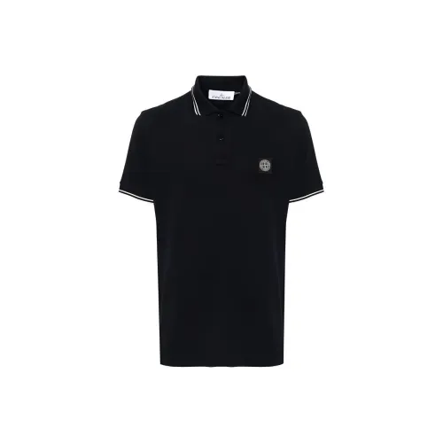 Stone Island Мужская черная поло