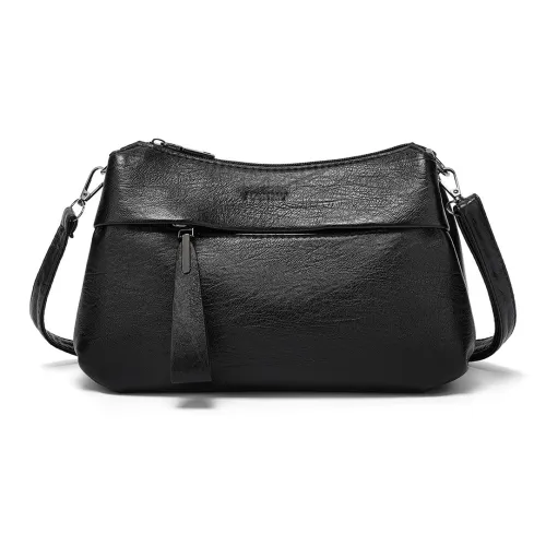 JOSINY Сумка через плечо из синтетической кожи Женская Рыцарь Черный Misty Коричневый