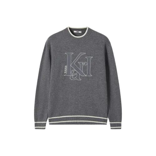 Karl Lagerfeld Свитер Мужской Темно-Серый