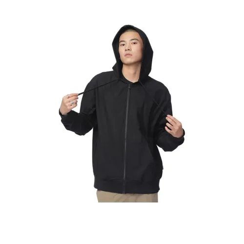 Куртки и пальто унисекс FUN черного цвета