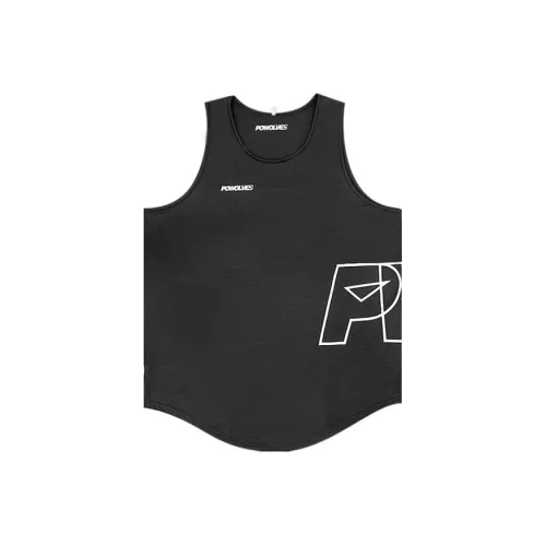 Powolves Черная Унисекс Футболка