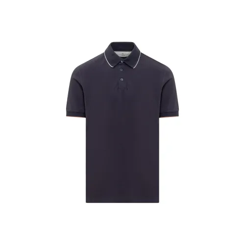 BRUNELLO CUCINELLI Черная мужская поло