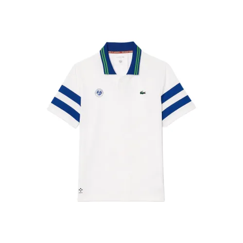LACOSTE Daniel Medvedev Collaboration ITA/Белый Мужская Рубашка Поло