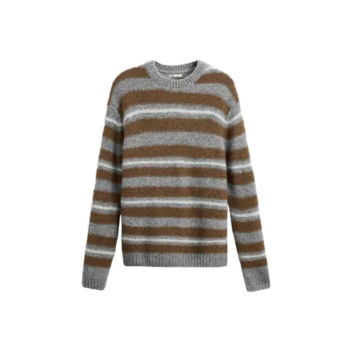 ZARA Серый/Бежевый Мужские Свитера