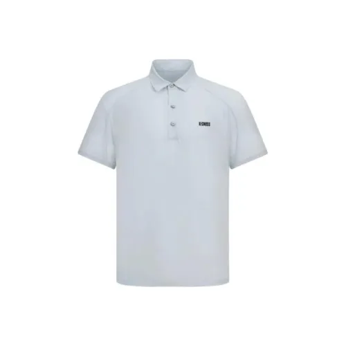 KSWISS Gaiwei Корт Короткий Рукав Поло Поло Мужской Серый