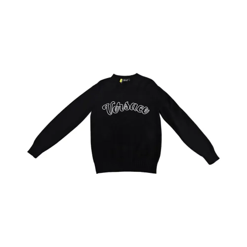 VERSACE SS24 Свитшот Мужской Черный