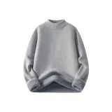 [Интегрированный бархат] Светло-пшеничный серый