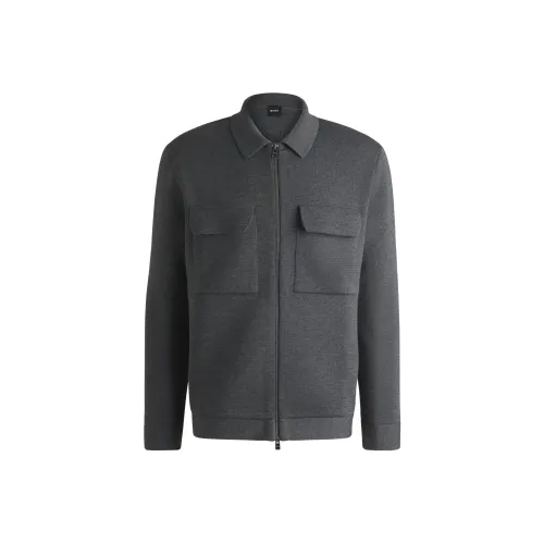 Hugo Boss Серые Мужские Свитера