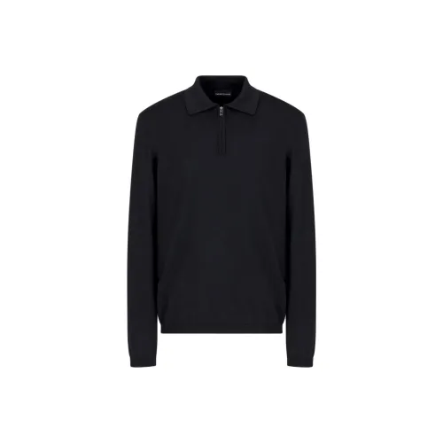 EMPORIO ARMANI Свитер Мужской Темно-синий