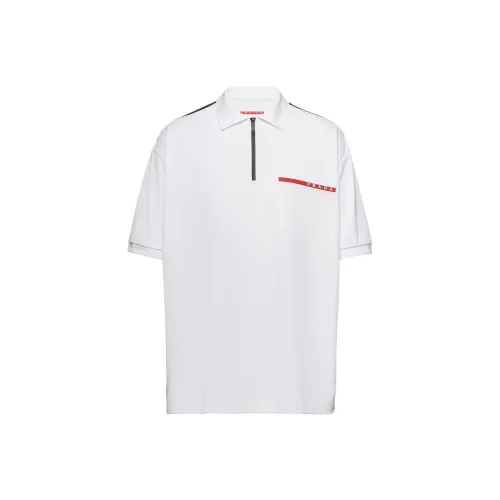 PRADA Белая Мужская Поло