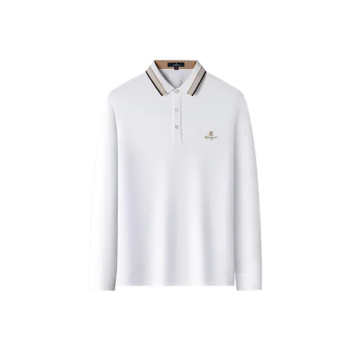 Montagut FW23 Поло Мужское Белое