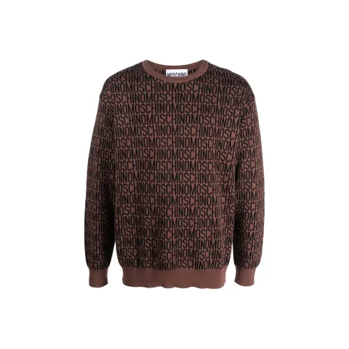 MOSCHINO Коричневые Мужские Свитера