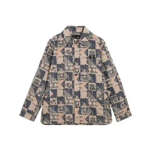 Подкладка Куртка Мужская Кассава Абрикос Хурма Оранжевый Узор