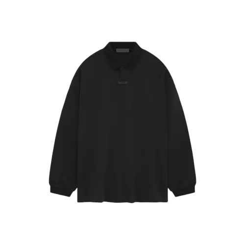 Fear of God ESSENTIALS Fall24 BACK TO SCHOOL Series Обсидиан Черный/Черный Мужской Поло