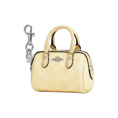 COACH Rowan Кожа Сумка Аксессуар Мини Женский Желтый