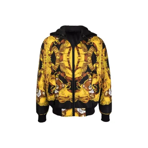 MOSCHINO Мужские черные куртки