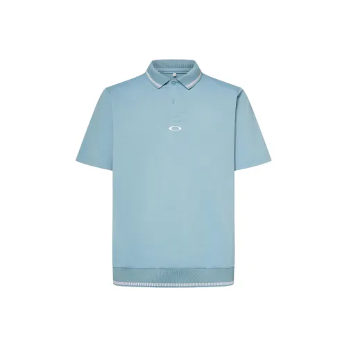 Oakley Поло Мужское Ледяной Синий