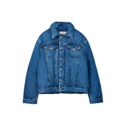 LOEWE Совместное издание Фиолетово-синие Мужские Куртки