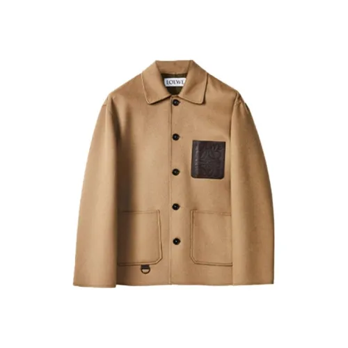 LOEWE Коричневые Мужские Куртки