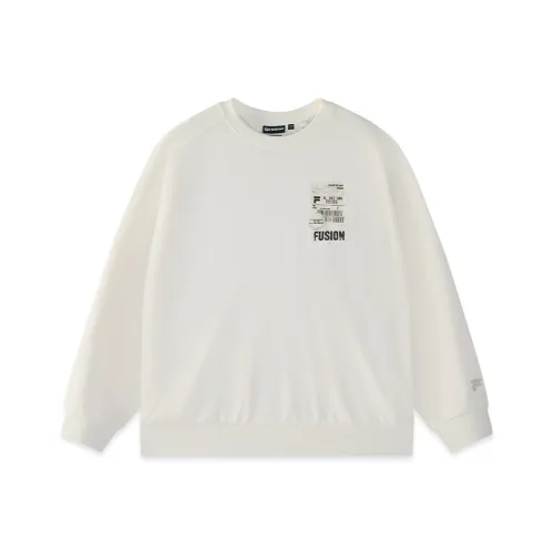 FILA FUSION Толстовка Мужская Облачный Белый