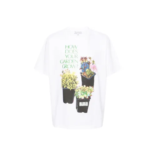JW Anderson Белая Мужская T-Рубашка