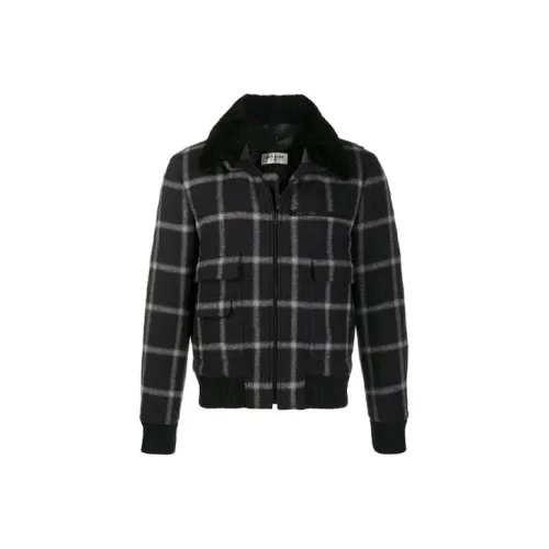 SAINT LAURENT FW21 Куртки и пальто Мужской Черный