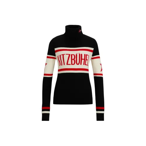 Hugo Boss x Perfect Moment Новый Шерстяной Свитер с Интарсией Kitzbühel Унисекс Черный