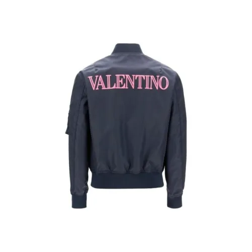 Valentino Темно-синие мужские куртки