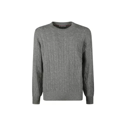 BRUNELLO CUCINELLI Темно-серый Мужские Свитера