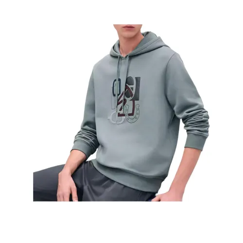 HERMES H Пазл Толстовка Мужской Зеленый