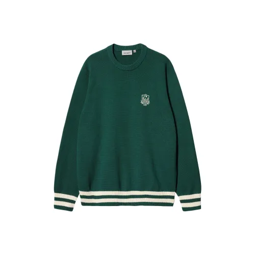 Carhartt WIP SS24 Cambridge Свитер Трикотаж Мужской Зеленый