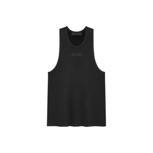 Fear Of God Essentials Топ Мужской Темно-деревянный Черный Черный