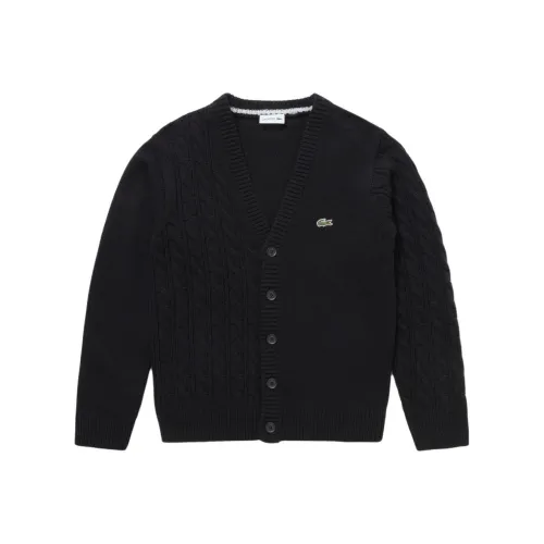 LACOSTE Мужские черные свитеры