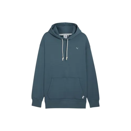 PUMA MMQhoodie Толстовка Мужской Серый Церулеан