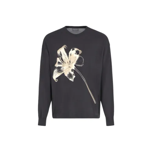 EMPORIO ARMANI Свитер Мужской Черный