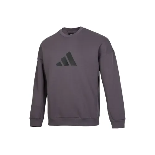 Adidas Толстовка Мужская Серый Фиолетовый