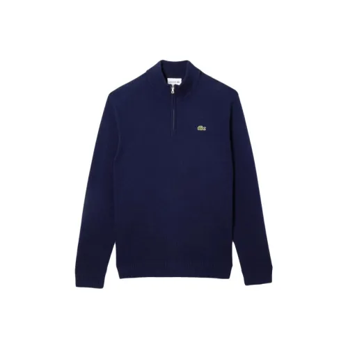 LACOSTE Свитер Мужской Морской Синий