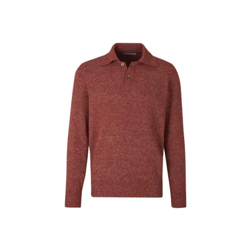 Brunello Cucinelli Красный Мужское Поло